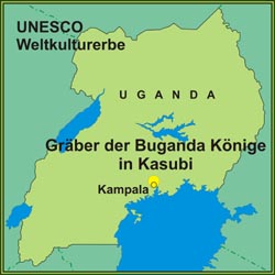 Gräber der Könige von Buganda Ugandas UNESCO Weltkulturerbe