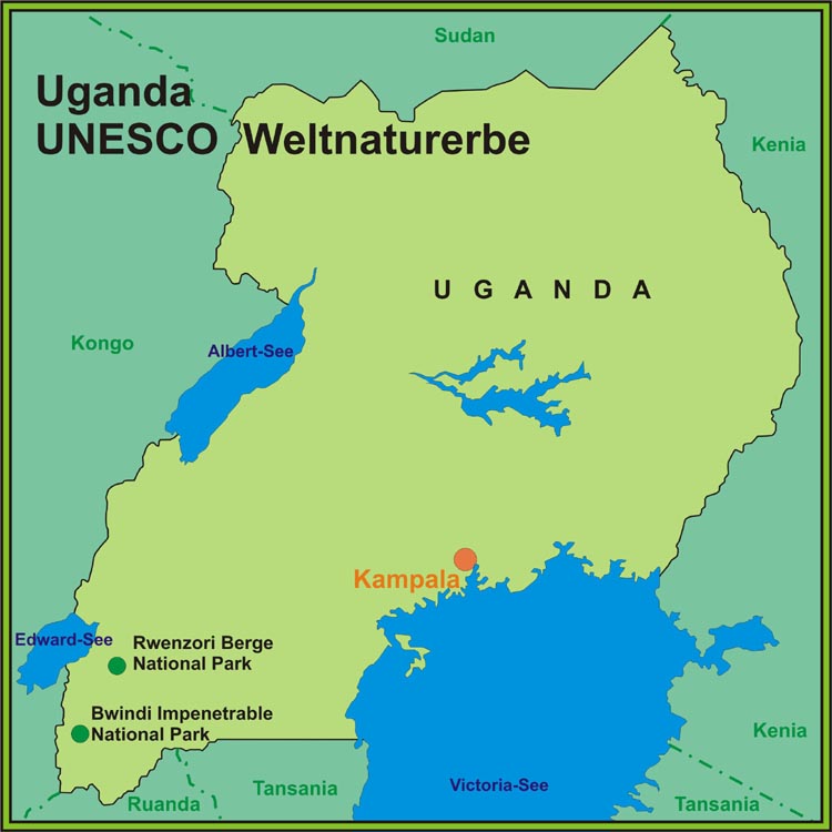 UNESCO-Weltnaturerbe in Uganda